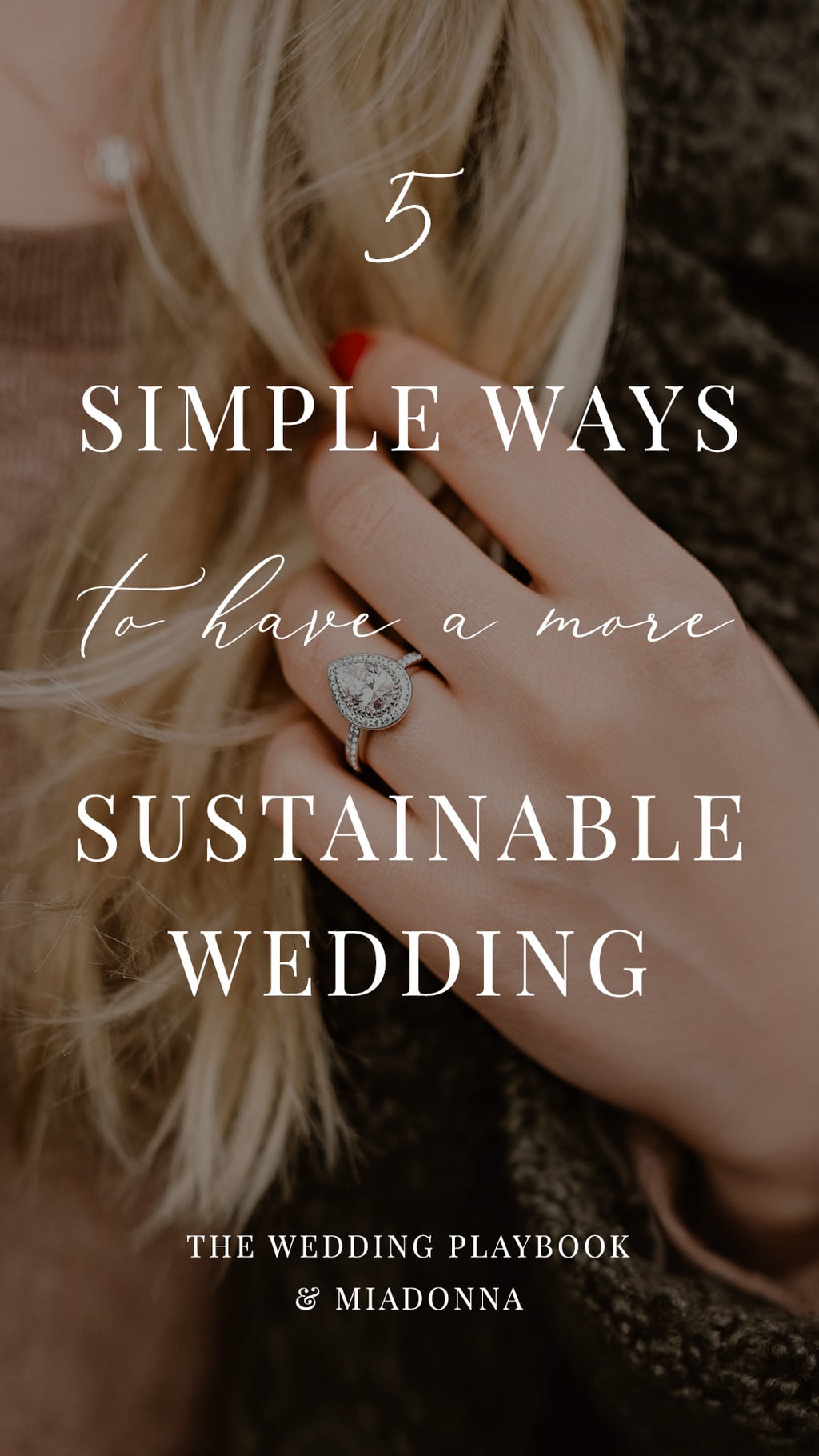5 Simple Ways to Have a More Sustainable Wedding