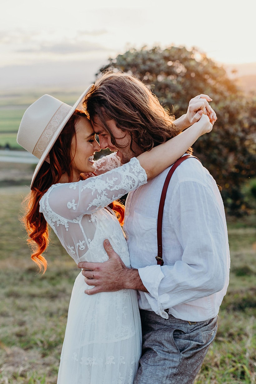 Burnt Orange Boho Desert Wedding Inspiration | Chasing Moments Photography