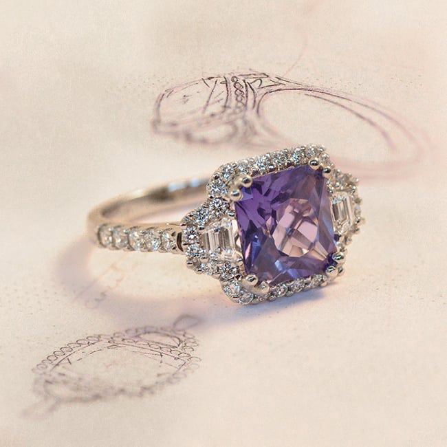 Coloured-Stone-Engagement-Ring-Tips-Design