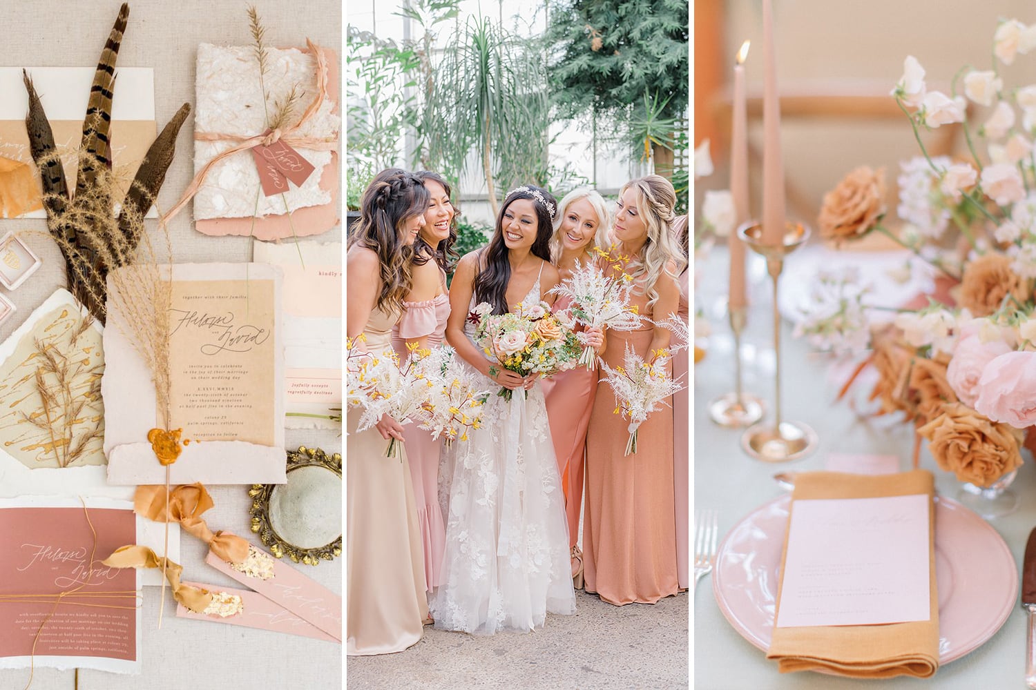 Romantic Boho Desert Pastel Wedding Ideas