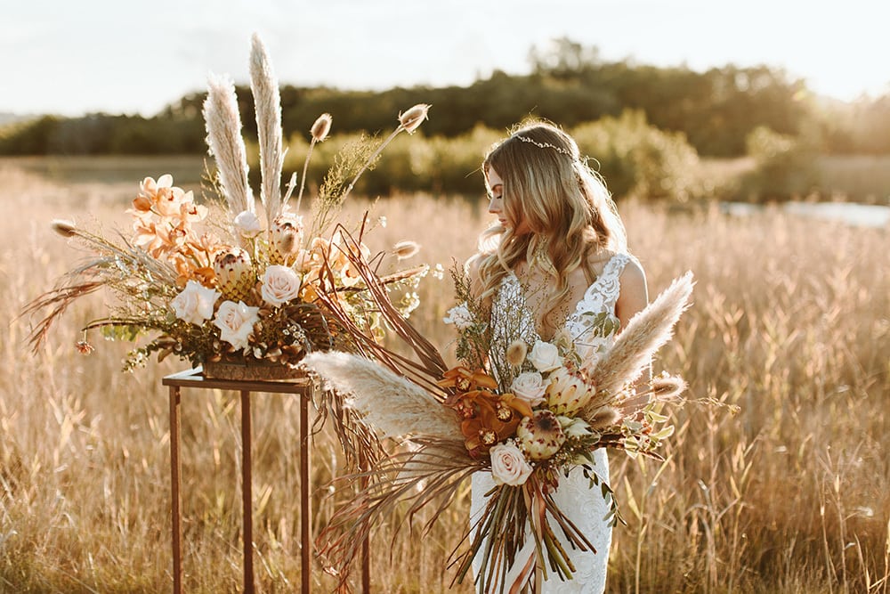 Fields of Gold Wedding Inspiration | Photography: Sam McGrath Photographer