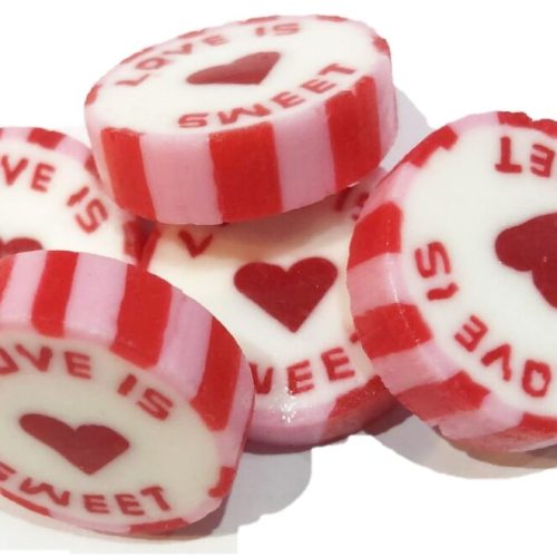 100 Custom Candy Favors Individually Wrapped - Choice of Colors, Flavors & Messages