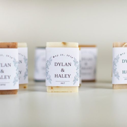 Personalized Mini Wedding Soap Favors - Choice of Scent
