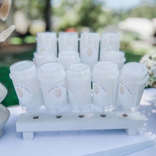 Cotton Candy Push-Pop Bridal Shower Favors, Personalized, Allergen Friendly