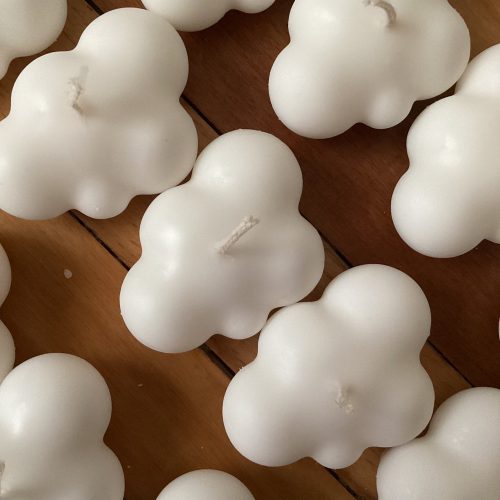 Cloud-Shaped Mini Hand Poured Soy Wax Candles, Bridal Shower Favors, Scented
