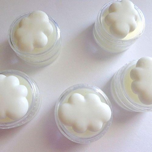 Cloud Nine Lip Balm Bridal Shower Favors, Vanilla, Wrapped - Set of 10