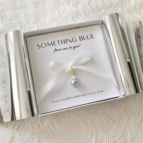 "Something Blue" Wedding Charm Bridal Gift