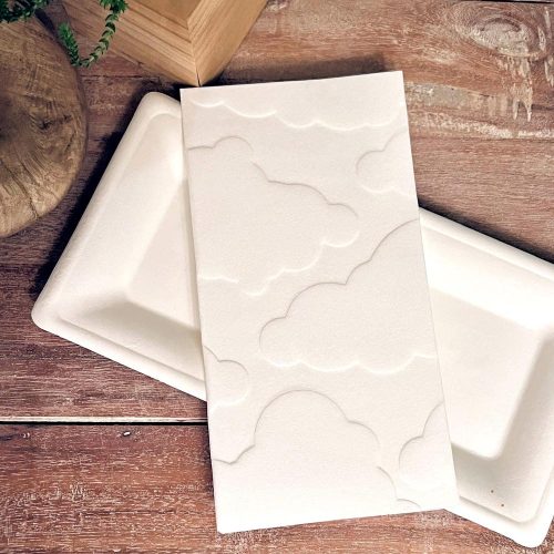 Embossed Cloud Nine Theme Premium Bridal Shower Napkins - Set of 16 Dinner Size