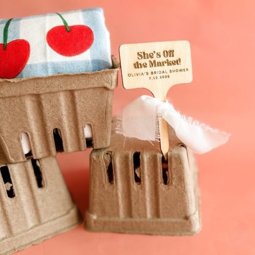 Personalized Farmers Market Themed Favors for Bridal Shower