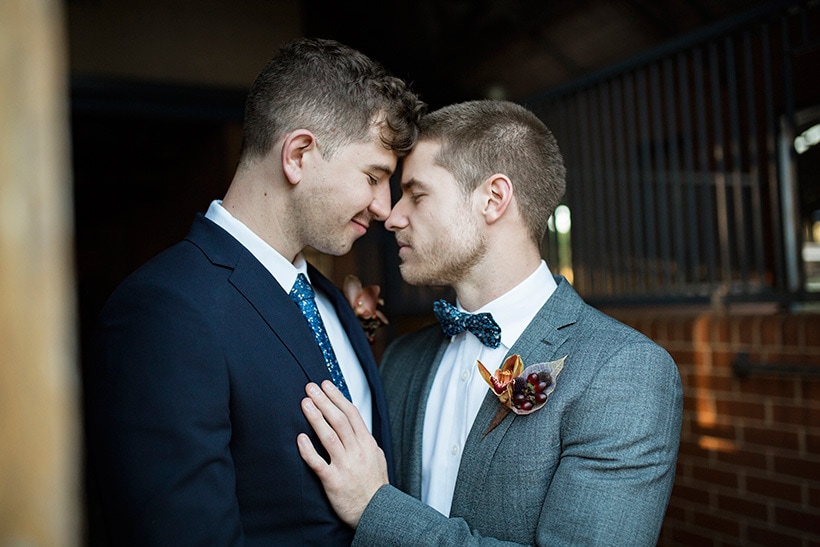 Modern Rustic Wedding Inspiration in Moody Blue & Copper | Jasmine Skye Photography