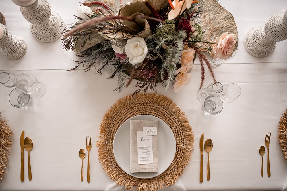 Natural Boho Beach Wedding Inspiration | Photography: Michael Boyle Photography