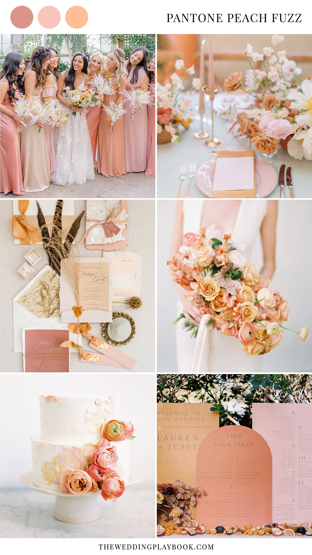 Peach Fuzz Wedding Ideas Pantone Colour of the Year 2024