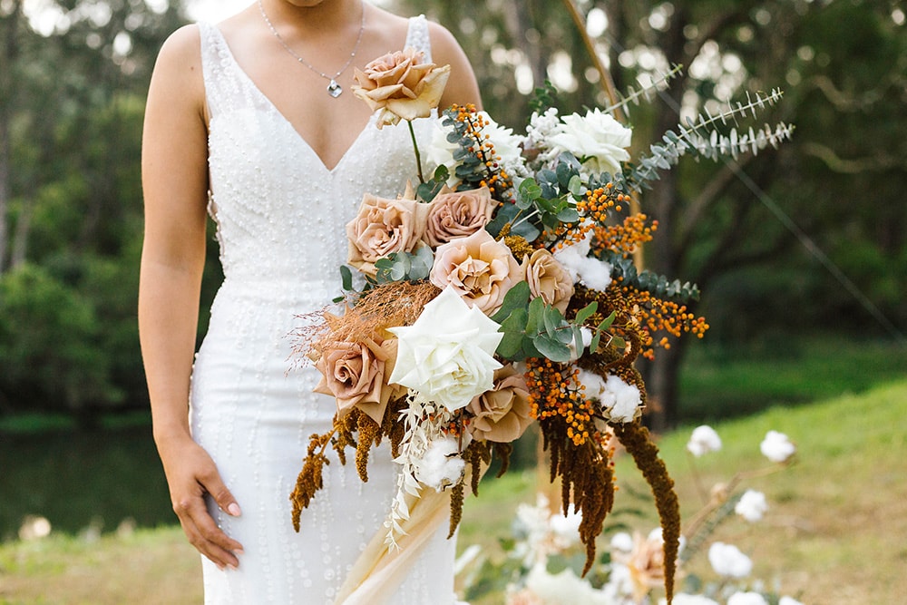 Romantic Riverside Boho Wedding Inspiration | Photography: Poppy and Sage