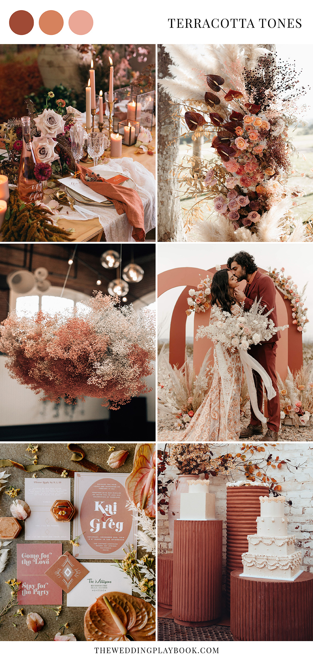 Romantic Boho Terracotta Wedding Ideas 